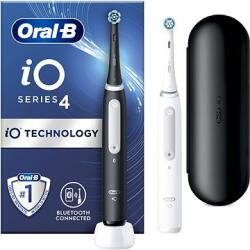 Oral-B iO Series 4 DuoPack elektromos fogkefe fekete/fehér(iOg4d.2j6.2k)