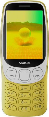 Nokia 3210 4G mobiltelefon, 2,4" (6cm), 240x320p., 2MP, DualSIM, arany (1GF025CPD4L03)