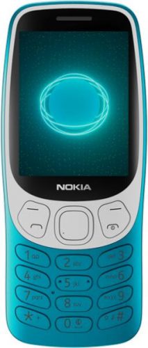 Nokia 3210 4G mobiltelefon, 2,4" (6cm), 240x320p., 2MP, DualSIM, kék(1GF025CPJ2L05)