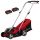 Einhell 3413210 PXC GE-CM 36/33 Li 2x2,5Ah akkumulátoros fűnyíró, 33 cm, 2db 2500mAh akkumulátorral