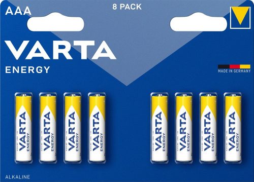 Varta 4103229418 Energy AAA (LR03) alkáli mikro ceruza elem (8db/bliszter)