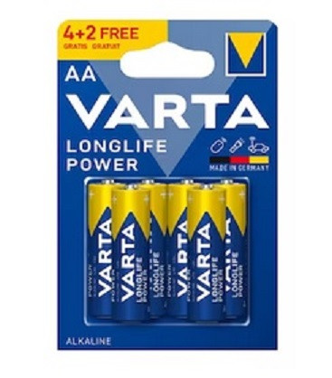 Varta 4906121436 Helps Longlife Power AA (LR06) ceruza elem 4+2db/bliszter