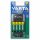 Varta 57652101451 USB Quattro akku/akku töltő + 4db 2100mAh AA akku