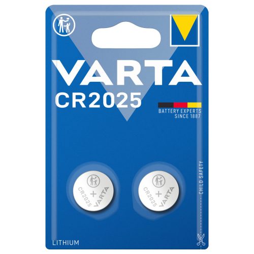 Varta 6025101402 CR2025 lithium gombelem 2db/bliszter