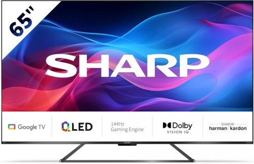 SHARP 65GR8265E 65" 4K UHD QLED,144Hz, Google televízió (164cm)