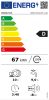 Whirlpool WSFO 3O34 PF X keskeny mosogatógép, 10 teríték, 44 dB, D energiaosztály, inox