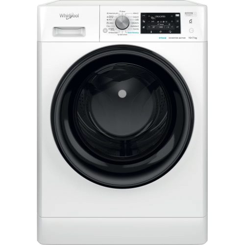 Whirlpool FFWDD 1076258 BV EU elöltöltős mosó-szárítógép, 10 kg, 1551 rpm, fehér