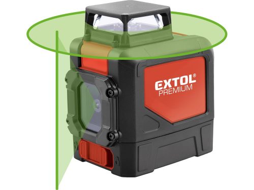 Extol Premium 8823307 automatikus lézeres vízszintező, 1D1V (1X360 fok + 1V pontosság: 0,3 mm / 1 m