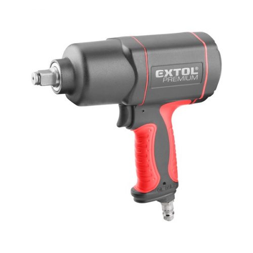 Extol Premium 8865016 Légkulcs, 1/2", 800Nm, 3 Fokozatú, 142l/Min, 6,3 Bar, 3/8" Tömlőcsatlakozó