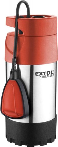 Extol Premium 8895008 búvárszivattyú tiszta vízhez, úszókapcsolóval, 1000 W, 5,5 m3/h, Inox ház