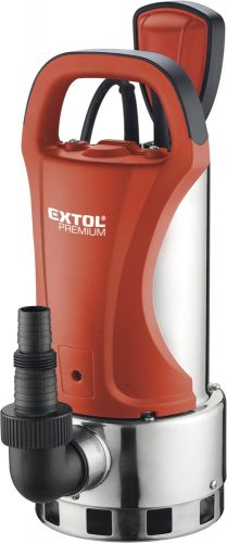 Extol Premium 8895009 szennyvíz búvárszivattyú, úszókapcsolóval, 1100 W, 18,5 m3/h, inox ház