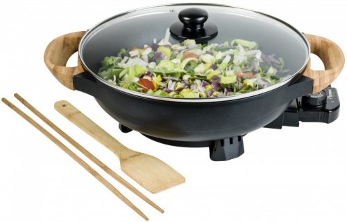 Bestron AEW100AS Elektromos Wok, 1500 W, 32 cm