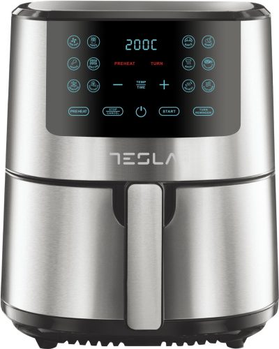 Tesla AF501BX forrólevegős sütő, 5liter, 1300Watt, 60-200°C, 12program, fekete-inox