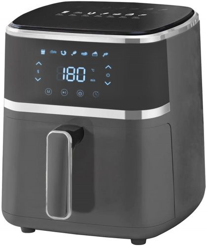 Too AF-140B-1350 W Air Fryer forrólevegős sütő, 5liter, 1400Watt, 80-200 °C, 7 program, fekete