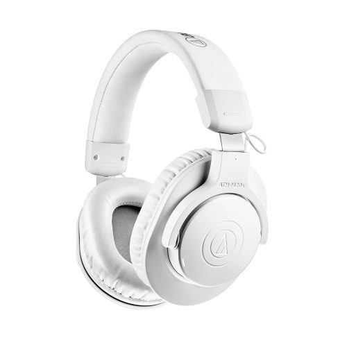 Audio-Technica ATH-M20XBTWH vezeték nélküli stúdió fejhallgató, BT5.0, akár 60 óra üzemidő, fehér