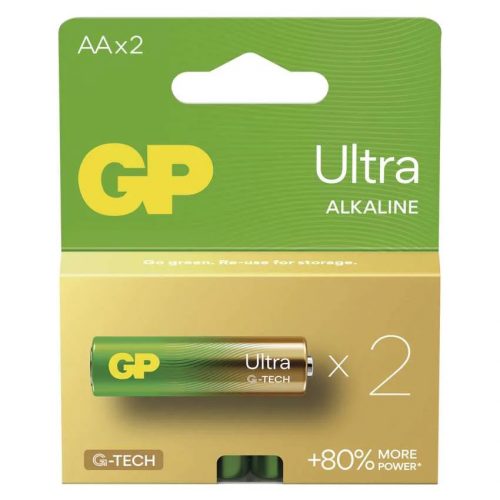 GP Batteries B02212 Ultra Alkáli AA/LR6 ceruza elem (2db/bliszter)