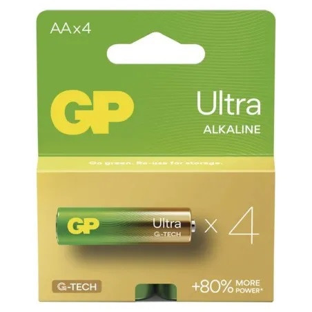 GP Batteries B02214 Ultra Alkáli AA/LR6 ceruza elem (4db/bliszter)