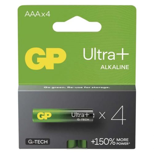 GP Batteries B03114 Ultra Plus Alkáli AAA/LR3 mikro ceruza elem (4db/bliszter)