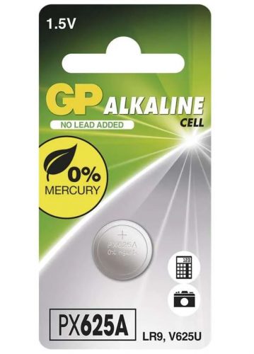 GP Batteries B1325 alkáli gombelem PX625A/LR9 (1db/bliszter)