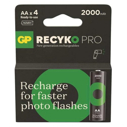 GP ReCyko Pro B26204 2000 mAh NiMH AA/HR6 ceruza akkumulátor (4db/bliszter)