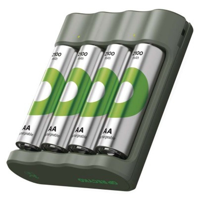 GP ReCyko B50444 akkumulátor töltő (Eco E441) + 4db AA 2100mAh akkumulátor