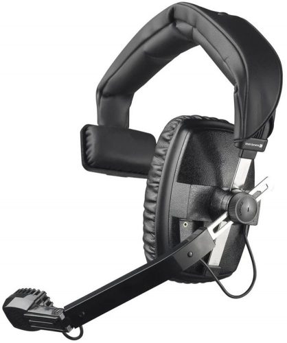 Beyerdynamic DT 108 200/400 egyoldalas stúdió fejhallgató mikrofonnal, 400Ohm, 94dB, fekete (BD 402966)