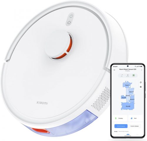 Xiaomi Robot Vacuum S20 EU okos robotporszívó, száraz - nedves, 5000Pa, 3200mAh, fehér (BHR8629EU)