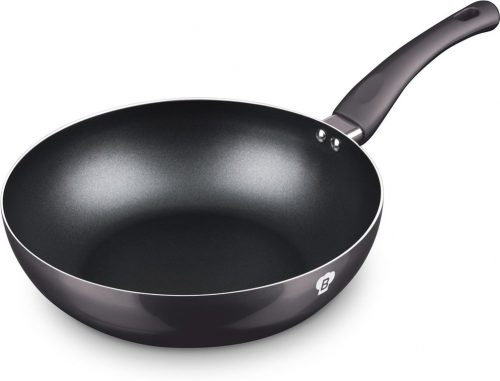 Blaumann BL-3959 Carbon Pro wok serpenyő, 30 x8.8cm, 4.8l, 1liter, indukciós, karbonacél, tapadásmentes bevonat