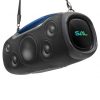 Somogyi BT9000 hordozható Boom-Box hangszóró, 100Watt, TWS, BT, USB, Aux, USB-C, akkumulátoros, fekete