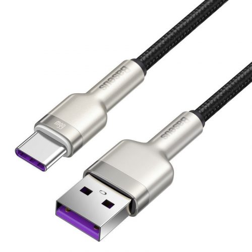 Baseus CAKF000101 Cafule USB-USB-C kábel, 66 W, 1 m (fekete)