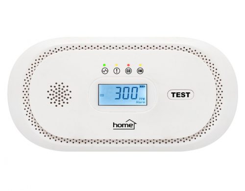 Somogyi CO10LCD szén-monoxid vészjelző, 85dB, LED állapotjelző, élettartam vége kijelzés, elemes (2xAA), fehér