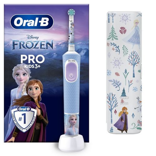 Oral-B Vitality Pro Kids 3+ elektromos fogkefe, Frozen 2, utazótokkal (D103.413.2KX)