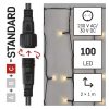 Emos D1EW01 sorolható karácsonyi füzér, fényfüggöny, 1x 2m, 100LED, meleg fehér, kül- és beltéri