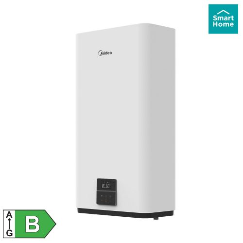 Midea D80-20ED6 elektromos bojler, Smart, függőleges és vízszintes  beépítés, 75liter, 2000W, 2db zománcozott víztartály