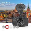 Nedis DCAM11BK menetrögzítő kamera, Full HD, 2,7”-os LCD kijelző, 120°-os látószög, fekete