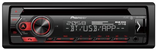 Pioneer DEH-S320BT 4X50Watt, FLAC és MP3 lejátszás, CD/Bluetooth/USB/AUX autóhifi fejegység