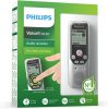 Philips DVT1250 diktafon, 8GB, bővíthető memória, USB, 112 x112p. kijelző, elemes, ezüst