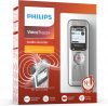 Philips DVT2050 diktafon, 8GB, bővíthető memória, sztereó felvétel, 112 x112p. kijelző, 1300mAh akku, ezüst