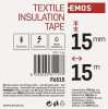 EMOS F6515 Textil szigetelőszalag 15mm/15m fekete