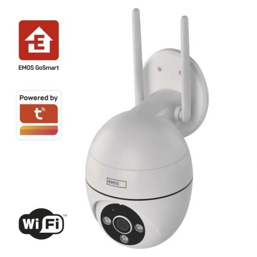 Emos H4057 GoSmart IP-800 WASP forgatható kültéri IP kamera, Wi-Fi, fehér