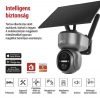 Emos H4058 GoSmart IP-6000 OWL kültéri forgatható IP kamera, 3MP, 1536p, 4G/LTE, akkumulátor, napelem, IP65