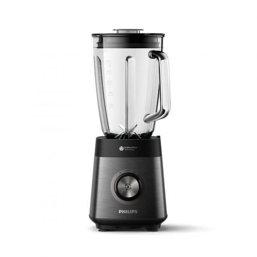 Philips HR3040/00 Series 5000 turmixgép, 1200Watt, max.2liter, 3sebesség, üveg tál, fém ház, fekete