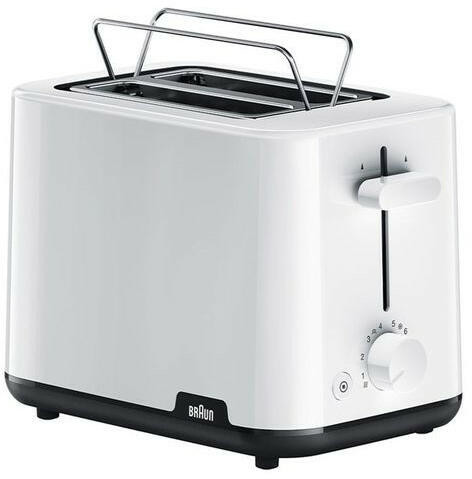 Braun HT1010WH Breakfast 2 szeletes kenyérpirító, 900Watt, fehér