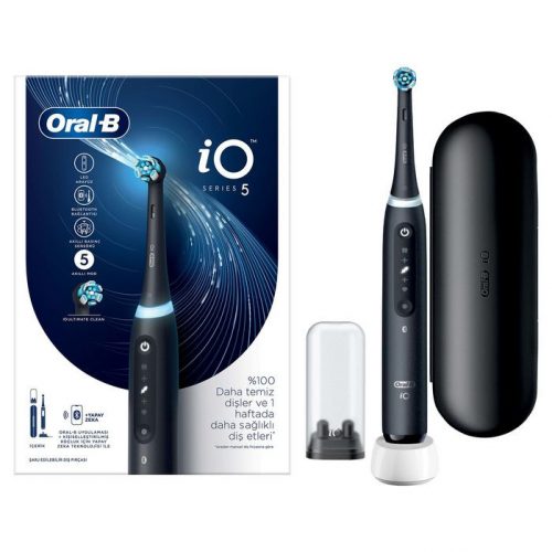 Oral-B iO Series 5 elektromos fogkefe, fekete (iOG5.1B6.2DK)