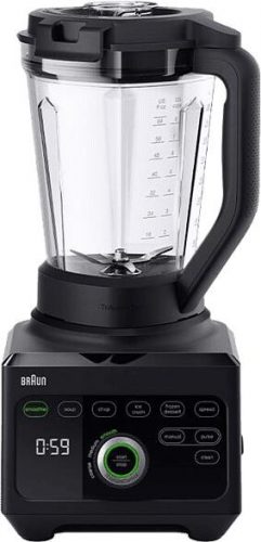 Braun JB9040BK PowerBlend 9 turmixgép, 1600Watt, 45000rpm, 3liter, 18 program, fekete