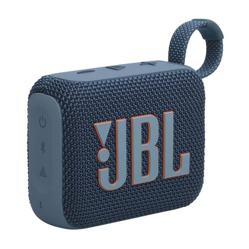 JBL GO 4 hordozható Bluetooth hangszóró, 4,2Watt, BT 5.3, víz- és porálló, kék