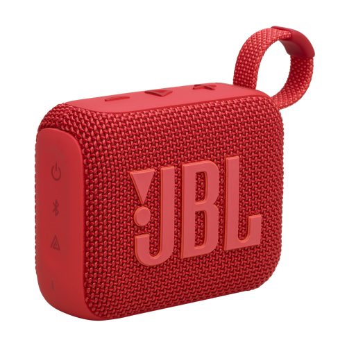 JBL GO 4 hordozható Bluetooth hangszóró, 4,2Watt, BT 5.3, víz- és porálló, piros