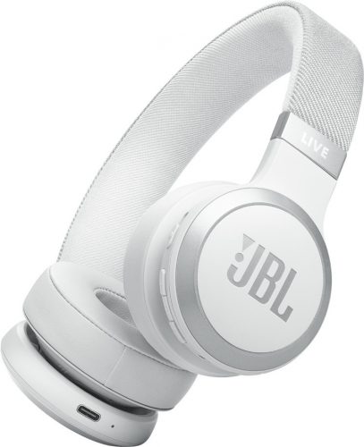 JBL Live 670NC aktív zajszűrős Bluetooth fejhallgató, BT 5.3, akár 65óra, fehér