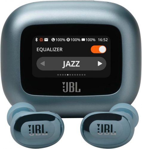 JBL Live Buds 3 True Wireless fülhallgató aktív, adaptív zajszűrés, Bluetooth 5.3, Hi-Res, Personi-Fi 3.0, IP55, kék