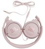 JBL Tune 500 vezetékes fejhallgató, mikrofonos, pink